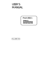 protech ProX-B501 M2 User manual