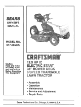 Craftsman 917255520 User manual