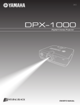 Yamaha DPX1000 User manual