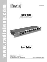Radial Engineering SW8 MK2 Owner's manual