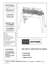 Craftsman 113 User manual