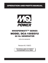 MQ Power DCA100SSVU User manual