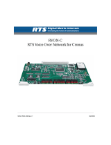 RTS RVON-C User manual