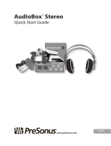 PRESONUS AudioBox Stereo User guide