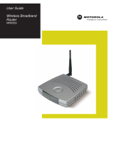 Motorola WR850GP - Wireless Broadband Router User manual