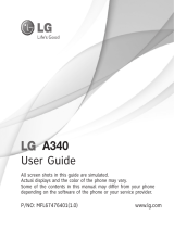 LG A A340 AT&T User manual