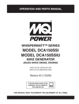 MQ Power WhisperWatt DCA150SSI Specification