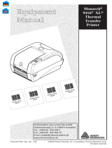 Paxar 9416 User manual