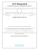 Musical Fidelity A5 Specification