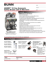 Bunn AXIOM 4/2 Twin Datasheet