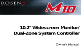 Rosen M10 Monitor/ Dual-Zone Controller User manual