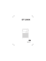 Sangean DT-200X User manual