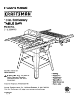 Craftsman 315228410 Owner's manual