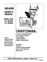 Craftsman 247.885550 Owner's manual