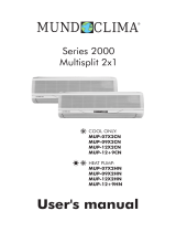 mundoclima Series MUP-CN/HN “System MultiSplit Wall type” Installation guide