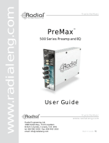 Radial Engineering PreMax 500 Series Owner's manual