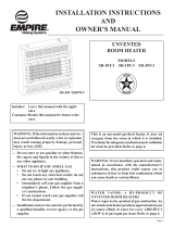 Empire SR-18T-3 Owner's manual