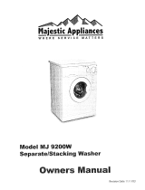 Majestic Appliances MJ-9200W Owner's manual