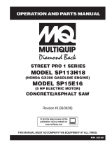 MQ Multiquip SP1-SERIES Specification