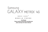 Samsung Galaxy Metrix 4G US Cellular User manual