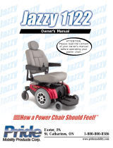 Pride Mobility Jazzy 1122 User manual