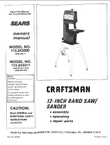 Craftsman 113243311 User manual