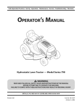 MTD Lawn Tracto Owner's manual