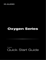 M-Audio Oxygen 25 (blue) Quick start guide