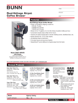 Bunn CWTF APS-DV Datasheet