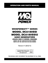 MQ Power Whisperwatt DCA180SSIU Specification