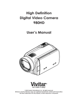 Vivitar DVR 980HD User manual
