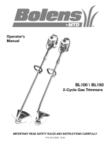 MTD Bolens BL-100 Owner's manual