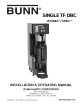 Bunn SINGLE TF DBC User manual