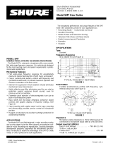 Shure SM7 User manual