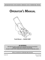 MTD 11A-54M7001 Owner's manual