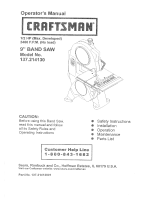 Craftsman 137.214130 Owner's manual