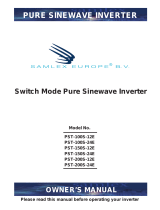 Samlexpower PST-150S-24E Owner's manual