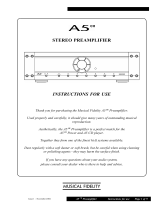 Musical Fidelity A5 Specification