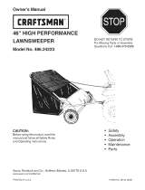 Craftsman 24222 - 42 in. High Speed Sweeper Owner's manual