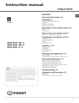 Indesit IDCE 8450 B H (UK) User manual