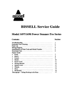 Bissell 1697 Owner's manual