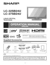 Sharp LC-32SB24U User manual
