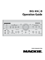 Mackie Big Knob Studio User manual