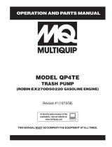 MQ Multiquip QP4TE User manual