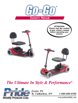 Pride Mobility Go-Go Owner's manual