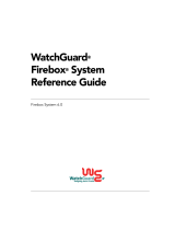 Watchguard Legacy Firebox X Core & Peak User guide