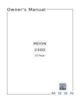 moon 230D / CD.5 User manual
