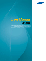 Samsung SYNCMASTER 400BX User manual