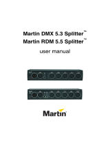 Martin DMX 5.3 Splitter User manual
