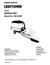 Craftsman 48624505 Owner's manual